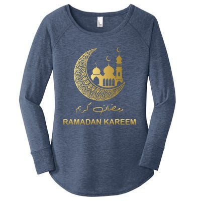 Ramadan Kareem Islamic Cool Gift Women's Perfect Tri Tunic Long Sleeve Shirt