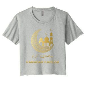 Ramadan Kareem Islamic Cool Gift Women's Crop Top Tee