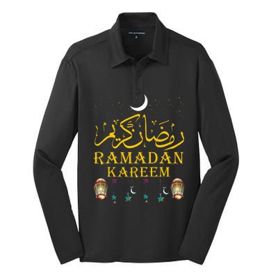 Ramadan Kareem Islamic Fasting Outfit Silk Touch Performance Long Sleeve Polo