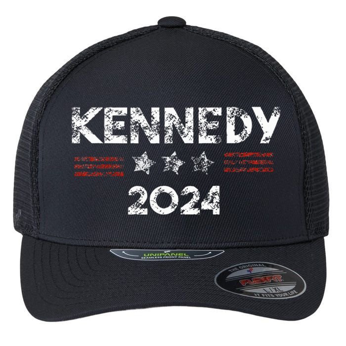 Robert Kennedy Jr 2024 President Retro Vintage Elections Flexfit Unipanel Trucker Cap