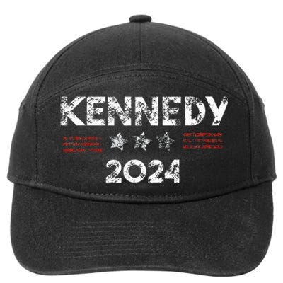 Robert Kennedy Jr 2024 President Retro Vintage Elections 7-Panel Snapback Hat