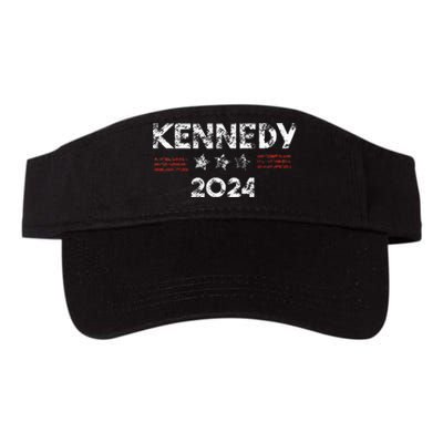 Robert Kennedy Jr 2024 President Retro Vintage Elections Valucap Bio-Washed Visor