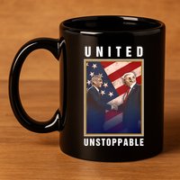 Robert Kennedy Jr Trump United Unstoppable 11oz C Handle Ceramic Mug