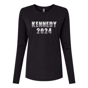 Robert Kennedy Jr For President 2024 American Flag Womens Cotton Relaxed Long Sleeve T-Shirt