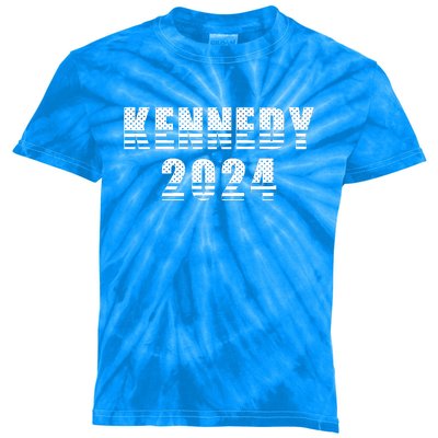 Robert Kennedy Jr For President 2024 American Flag Kids Tie-Dye T-Shirt