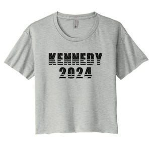 Robert Kennedy Jr For President 2024 American Flag Women's Crop Top Tee