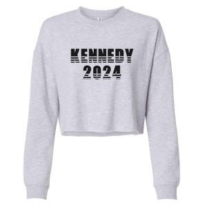 Robert Kennedy Jr For President 2024 American Flag Cropped Pullover Crew