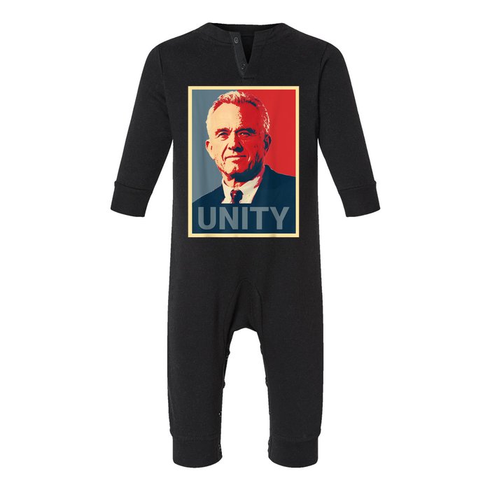 Robert Kennedy Jr. Rfk Jr For Trump Unity 2024 Obama Poster Infant Fleece One Piece