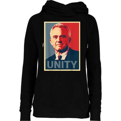 Robert Kennedy Jr. Rfk Jr For Trump Unity 2024 Obama Poster Womens Funnel Neck Pullover Hood