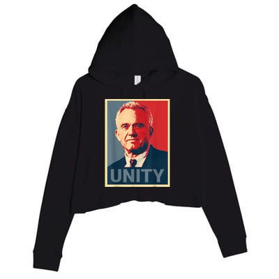 Robert Kennedy Jr. Rfk Jr For Trump Unity 2024 Obama Poster Crop Fleece Hoodie