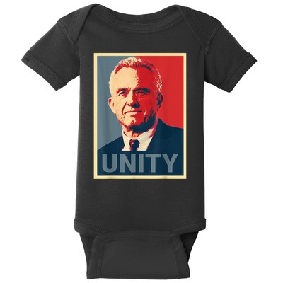 Robert Kennedy Jr. Rfk Jr For Trump Unity 2024 Obama Poster Baby Bodysuit