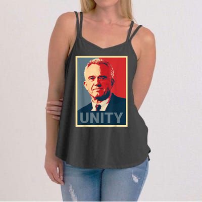 Robert Kennedy Jr. Rfk Jr For Trump Unity 2024 Obama Poster Women's Strappy Tank