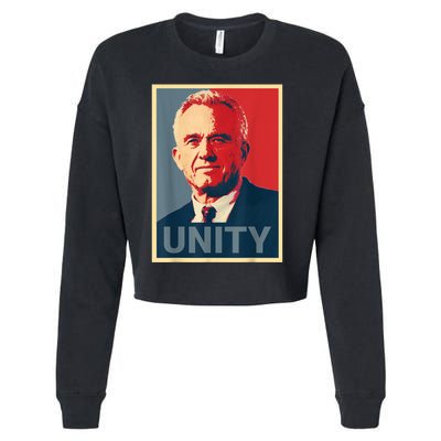 Robert Kennedy Jr. Rfk Jr For Trump Unity 2024 Obama Poster Cropped Pullover Crew