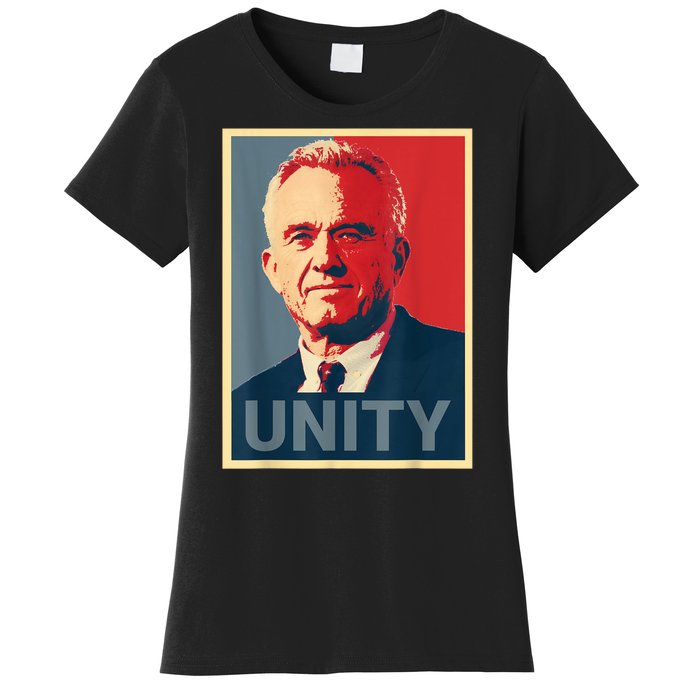 Robert Kennedy Jr. Rfk Jr For Trump Unity 2024 Obama Poster Women's T-Shirt