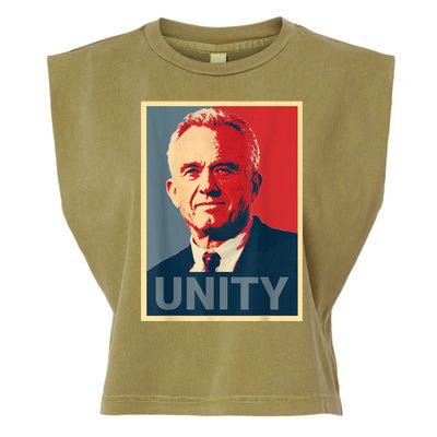 Robert Kennedy Jr. Rfk Jr For Trump Unity 2024 Obama Poster Garment-Dyed Women's Muscle Tee