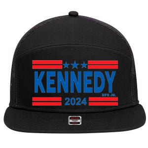 Robert Kennedy Jr. For President 2024 Logo 7 Panel Mesh Trucker Snapback Hat