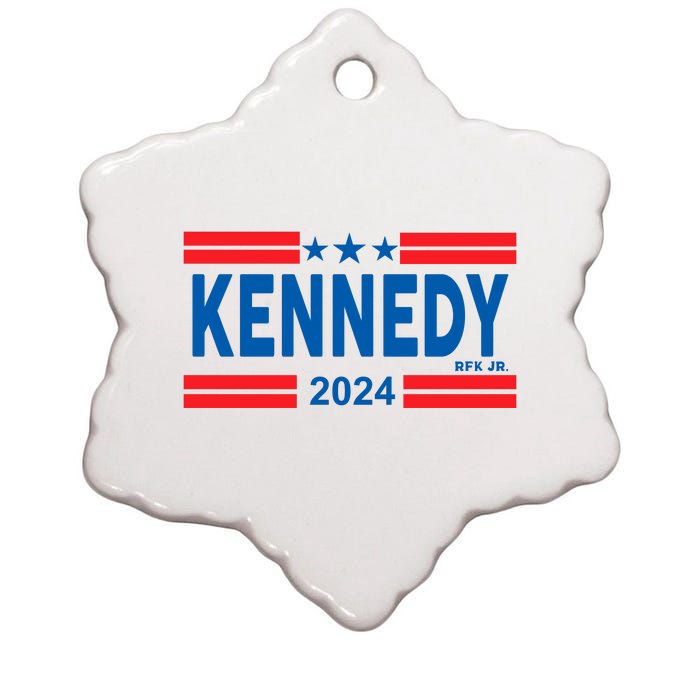 Robert Kennedy Jr. For President 2024 Logo Ceramic Star Ornament