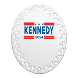 Robert Kennedy Jr. For President 2024 Logo Ceramic Oval Ornament