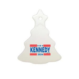 Robert Kennedy Jr. For President 2024 Logo Ceramic Tree Ornament