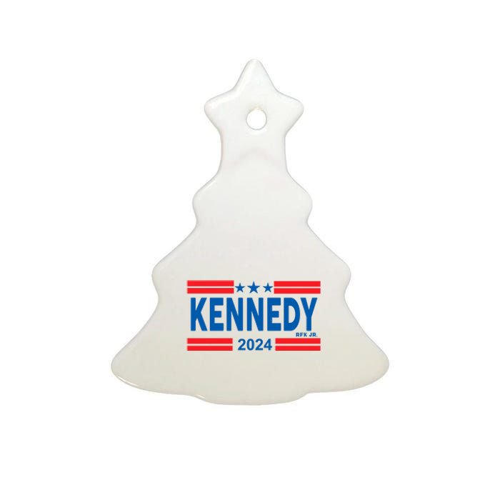 Robert Kennedy Jr. For President 2024 Logo Ceramic Tree Ornament