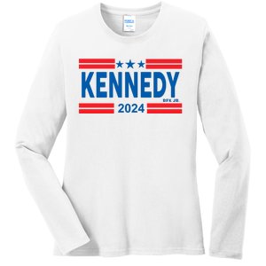 Robert Kennedy Jr. For President 2024 Logo Ladies Long Sleeve Shirt