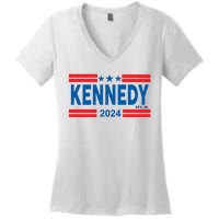 Robert Kennedy Jr. For President 2024 Logo Women's V-Neck T-Shirt