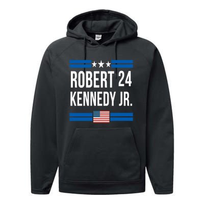 Robert Kennedy Jr. 2024 Presidential RFK JR 2024 Robert Kennedy Jr. 2024 Presid Performance Fleece Hoodie