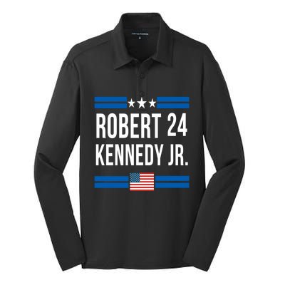 Robert Kennedy Jr. 2024 Presidential RFK JR 2024 Robert Kennedy Jr. 2024 Presid Silk Touch Performance Long Sleeve Polo