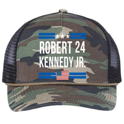 Robert Kennedy Jr. 2024 Presidential RFK JR 2024 Robert Kennedy Jr. 2024 Presid Retro Rope Trucker Hat Cap