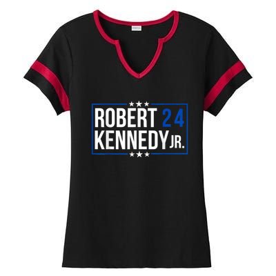 Robert Kennedy Jr. Election 2024 President Ladies Halftime Notch Neck Tee