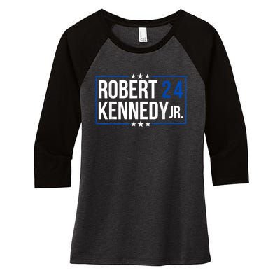 Robert Kennedy Jr. Election 2024 President Women's Tri-Blend 3/4-Sleeve Raglan Shirt