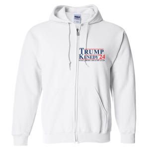 Robert Kennedy Jr Rfk Jr For Trump Unity President 2024 Full Zip Hoodie