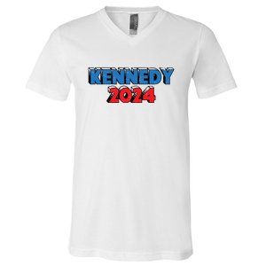 Robert Kennedy Jr 2024 Election Kennedy For President V-Neck T-Shirt