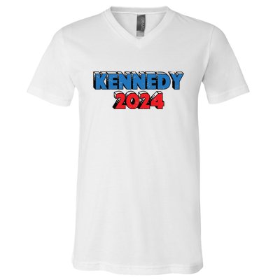 Robert Kennedy Jr 2024 Election Kennedy For President V-Neck T-Shirt