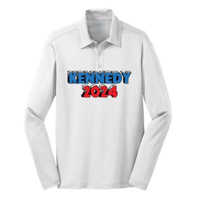 Robert Kennedy Jr 2024 Election Kennedy For President Silk Touch Performance Long Sleeve Polo