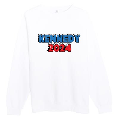 Robert Kennedy Jr 2024 Election Kennedy For President Premium Crewneck Sweatshirt