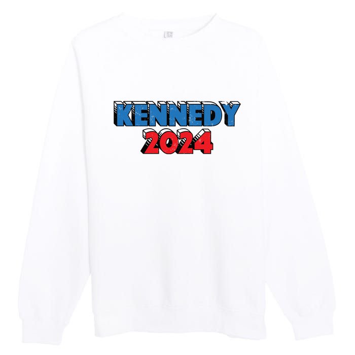 Robert Kennedy Jr 2024 Election Kennedy For President Premium Crewneck Sweatshirt