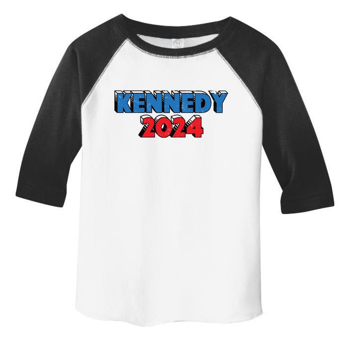 Robert Kennedy Jr 2024 Election Kennedy For President Toddler Fine Jersey T-Shirt