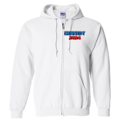 Robert Kennedy Jr 2024 Election Kennedy For President Full Zip Hoodie