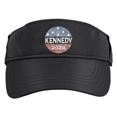 Robert Kennedy Jr 2024 President Vintage USA Flag Adult Drive Performance Visor
