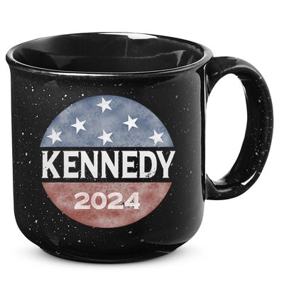 Robert Kennedy Jr 2024 President Vintage USA Flag 15oz Campfire Ceramic Mug