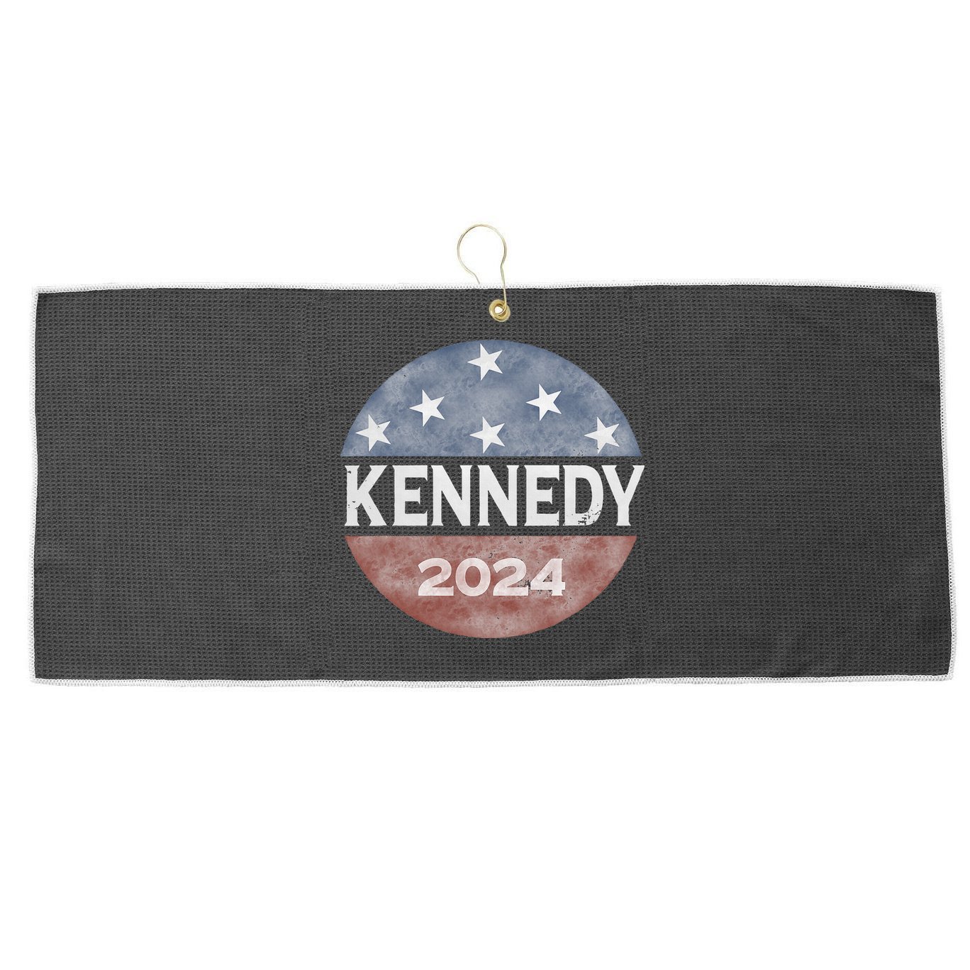 Robert Kennedy Jr 2024 President Vintage USA Flag Large Microfiber Waffle Golf Towel