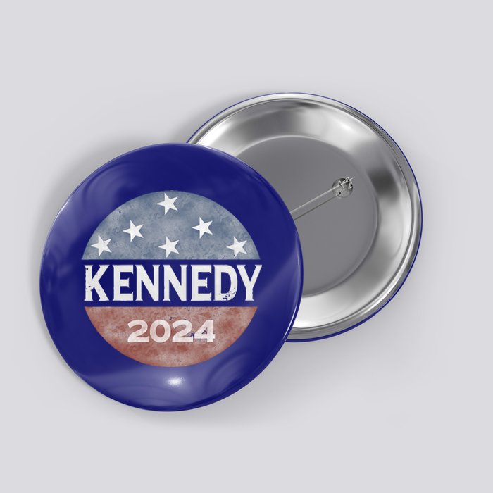 Robert Kennedy Jr 2024 President Vintage USA Flag Button