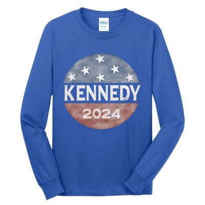 Robert Kennedy Jr 2024 President Vintage USA Flag Tall Long Sleeve T-Shirt