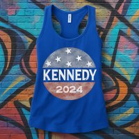 Robert Kennedy Jr 2024 President Vintage USA Flag Womens Tank Top