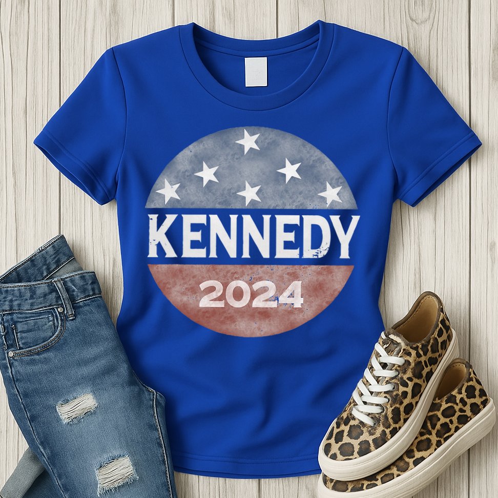 Robert Kennedy Jr 2024 President Vintage USA Flag Womens T-Shirt