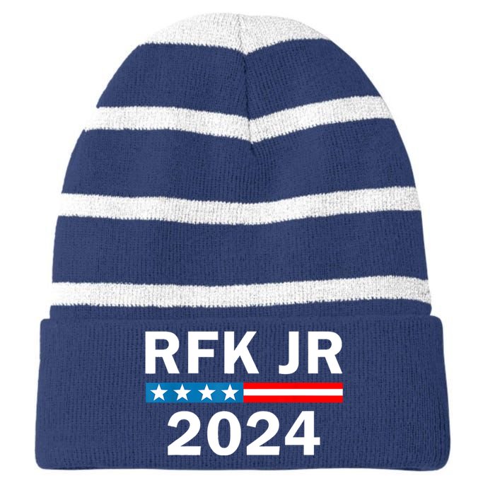 Robert Kennedy Jr. For President 2024, RFK JR 2024 Striped Beanie with Solid Band