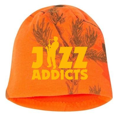 Robert Komaniecki Jazz Addicts With Saxophone Kati - Camo Knit Beanie