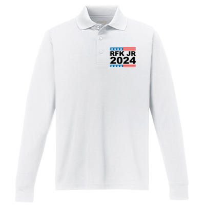 Robert Kennedy Jr. For President 2024, RFK JR 2024 Performance Long Sleeve Polo