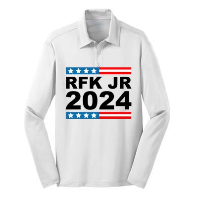 Robert Kennedy Jr. For President 2024, RFK JR 2024 Silk Touch Performance Long Sleeve Polo